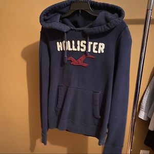 Hollister logo hoodie size M